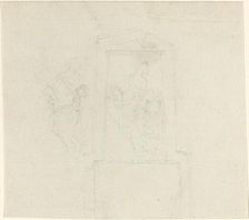 Monument to Agnes Cromwell (?), probably c. 1798/1800. Creator: John Flaxman