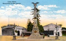 Monument to General San Martin, Lima, Peru, early 20th century