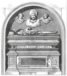 Monument to Dr. John Yonge, by Torrigiani, in the Rolls Chapel, 1860. Creator: Unknown