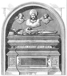 Monument to Dr. John Yonge, by Torrigiani, in the Rolls Chapel, 1860. Creator: Unknown