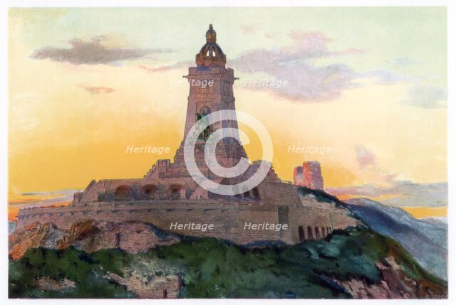 Monument to Kaiser Wilhelm I, (1897), 1900. Artist: Unknown