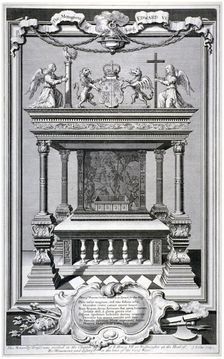 Monument to King Edward VI, Chapel of Henry VII, Westminster Abbey, London, c1740. Artist: George Vertue
