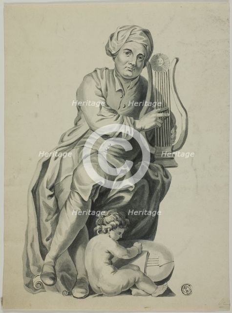 Monument to Handel, n.d. Creator: Unknown.