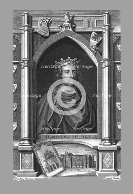 Monument to Henry III, c1730s. Creator: George Vertue.