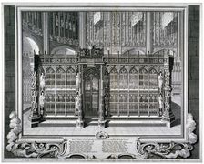 Monument to Henry VII and Queen Elizabeth in the king's chapel, Westminster Abbey, London, 1735. Artist: George Vertue