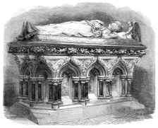 Monument to Lady John Manners in the Mortuary Chapel of Rawsley Church, 1861. Creator: Unknown