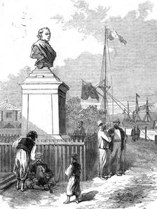 Monument to Lieutenant Waghorn at Suez, 1872. Creator: Unknown