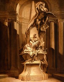 Monument to Mignard, c.1735. Creator: Juste-François Boucher