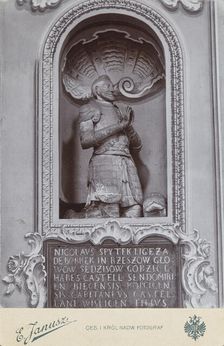 Monument to Mikolaj Spytek Ligeza,...Rzeszów, Poland, 1905-1914. Creator: Edward Janusz