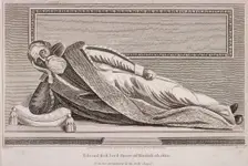Monument to Sir Edward Bruce in Rolls Chapel, Chancery Lane, London, 1794. Artist: King