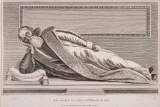 Monument to Sir Edward Bruce in Rolls Chapel, Chancery Lane, London, 1794. Artist: King