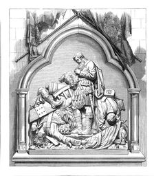 Monument to the 42nd Highlanders in Dunkeld Cathedral, 1874. Creator: Unknown