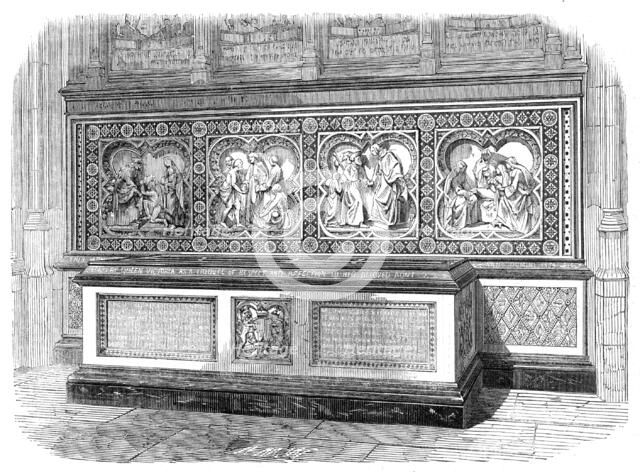 Monument to the Duchess of Gloucester, in St. George's Chapel, Windsor, 1861. Creator: Unknown.
