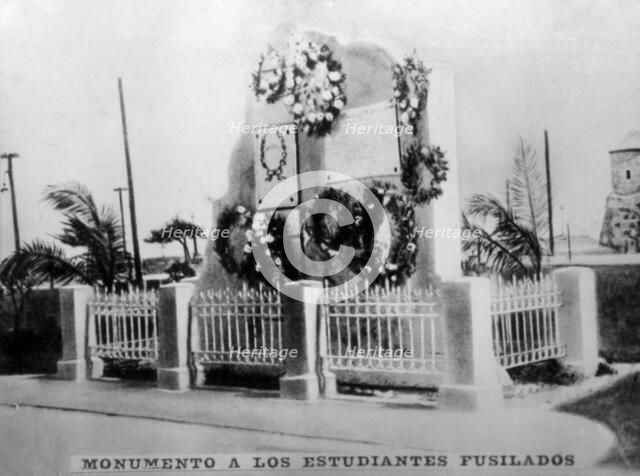 Monument to the Executed Students, (1901), 1920s. Artist: Unknown.