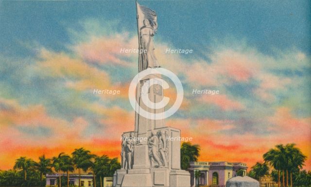 'Monument to the Flag, Barranquilla', c1940s. Artist: Unknown.