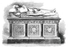 Monument to the late Earl of Ellesmere in Worsley Church, near Manchester, 1860. Creator: Unknown