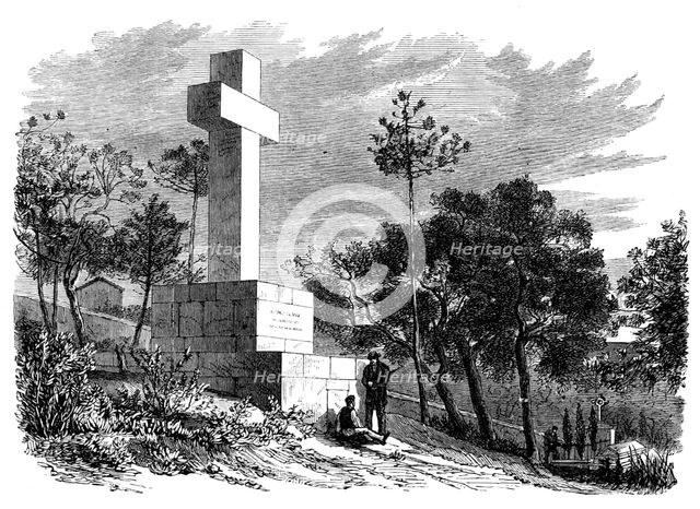 Monument to the late Lord Brougham at Cannes, 1869. Creator: Unknown.