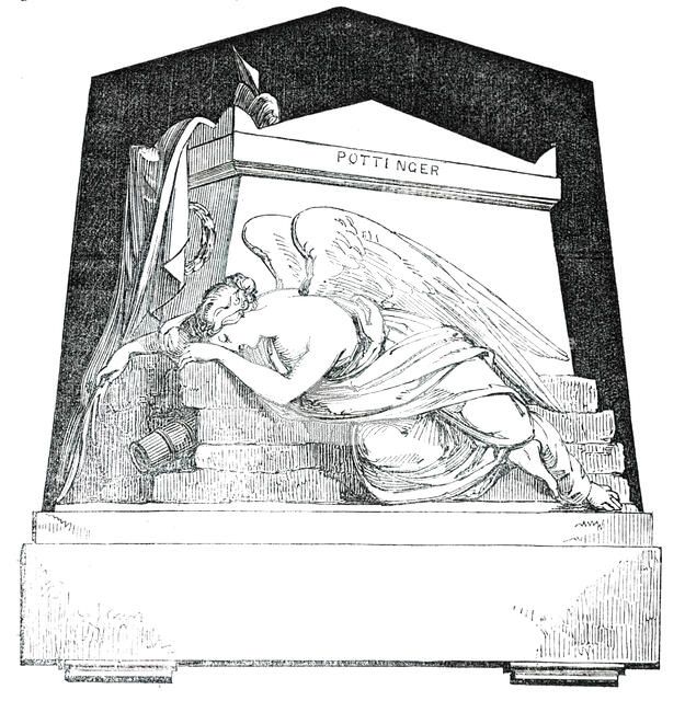 Monument to the late Major Eldred Pottinger, C.B., by Baily, 1850. Creator: Unknown.