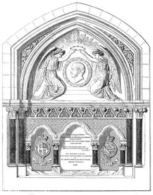 Monument to the late Prince Consort In Whippingham Church, Isle of Wight, by W. Theed, 1864. Creator: Unknown