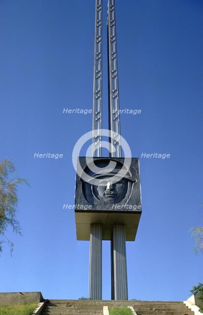 Monument to Yuri Gagarin, mid 20th century. Artist: Unknown