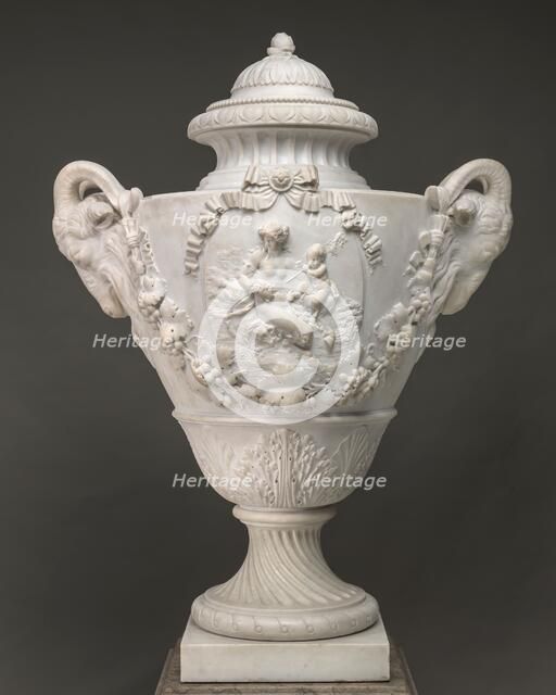 Monumental Urn, c. 1860. Creator: Claude Michel.