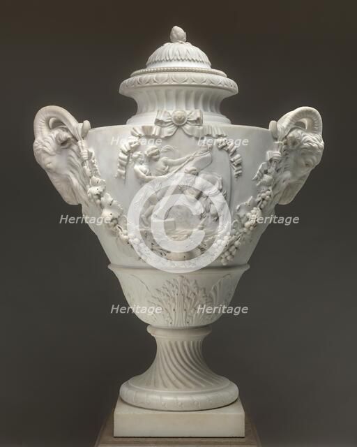 Monumental Urn, c. 1860. Creator: Claude Michel.