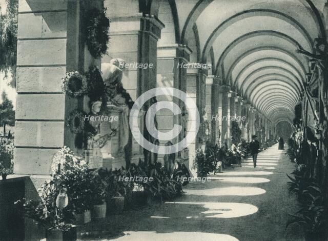 Monumental Cemetery of Staglieno, Genoa, Italy, 1927. Artist: Eugen Poppel.
