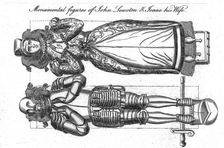 Monumental figures of John Lewston & Joane his Wife Creator: Unknown