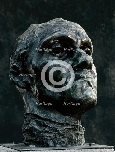 Monumental Head of Jean d'Aire, This cast 1971 (Musee Rodin 2/12). Creator: Auguste Rodin.