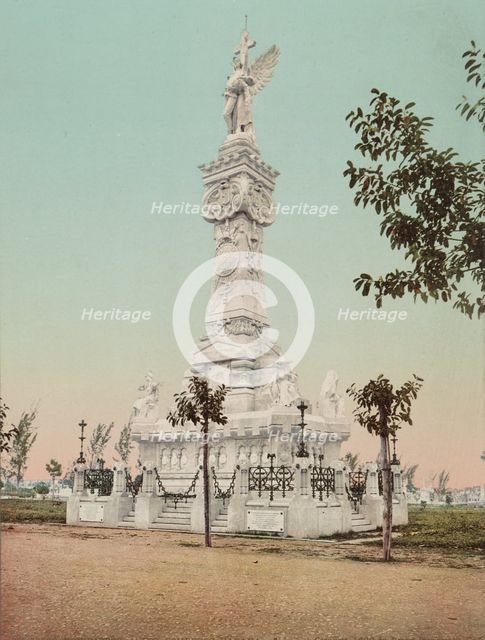 Monumento a los Bomberos, Habana, c1900. Creator: William H. Jackson.