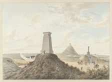 Monuments at Waterloo, 1815, 1815-1820. Creators: Anon, Gerrit Lamberts
