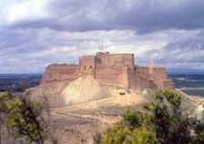 Monzon Castle, donated to the Templar Order in 1143, in it King James I spent his childhood