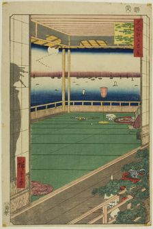 Moon-Viewing Point (Tsuki no misaki), from the series "One Hundred Famous Views of...", 1857. Creator: Ando Hiroshige