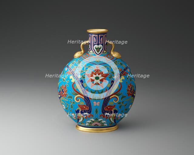 Moon Flask, England, 1873. Creator: Christopher Dresser.