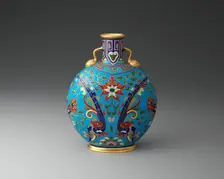 Moon Flask, England, 1873. Creator: Christopher Dresser