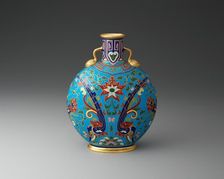 Moon Flask, England, 1873. Creator: Christopher Dresser