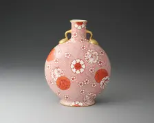 Moon Flask, Stoke-on-Trent, c. 1878. Creator: Minton