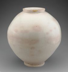 Moon Jar, Korea, Joseon dynasty (1392-1910), 17th century. Creator: Unknown
