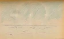 Moon-Ring with Mock Moons, and a suggestion of Horizontal Axes, 24th November 1893 (1987) Artist: Fridtjof Nansen