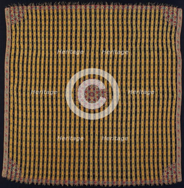 Moon Shawl (Chand-Dar), India, Mughal period (1526-1858), late 18th century. Creator: Unknown.