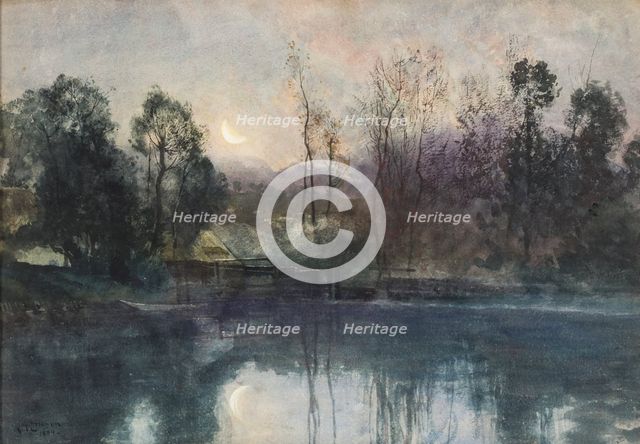 Moonlight, 1884. Creator: Johan Ericson.