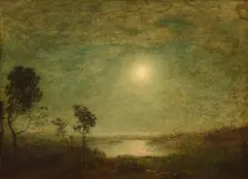 Moonlight, 1886/1895. Creator: Ralph Blakelock