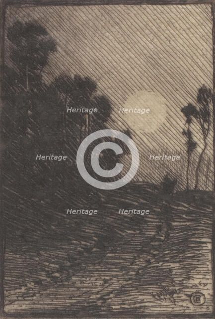 Moonlight, 1916. Creator: L Clarence Ball.