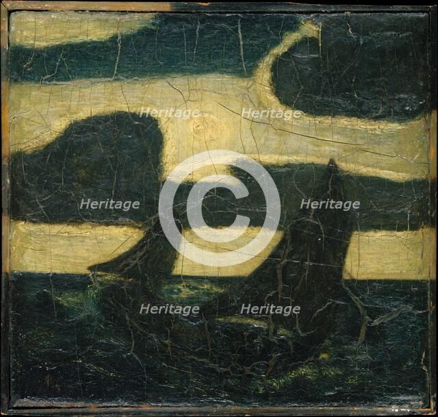 Moonlight Marine, 1870-90. Creator: Albert Pinkham Ryder.