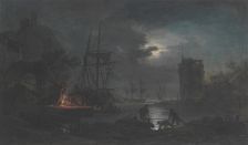 Moonlight, n.d.. Creator: Attributed to Joseph Vernet