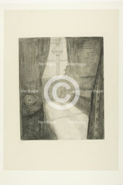 Moonlight. Night in St Cloud, 1895. Creator: Edvard Munch.