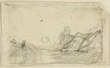 Moonlight over Landscape, n.d. Creator: John Sell Cotman