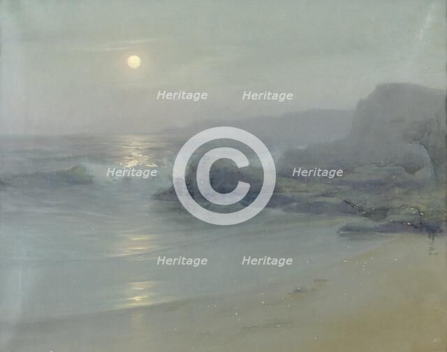 'Moonlight on the sea', 1899. Artist: Lionel Walden