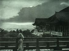 Moonlight at Kiyomizu-Dera 1910. Creator: Herbert Ponting