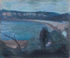 Moonlight by the Mediterranean, 1892. Creator: Edvard Munch
